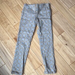 Anthropologie Straight Leg Jeans with Circle Pattern-relaxed